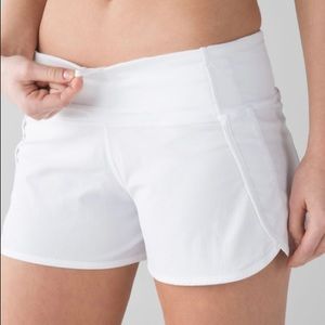 Lululemon Run Times Shorts - White